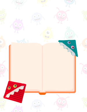 Monster Bookmark Sew Monster Bookmark Sew